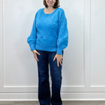 Heart Pop Sweater - Aqua Sweaters Umgee