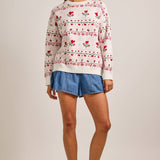 Heart & Rose Sweater Sweaters Main Strip