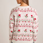 Heart & Rose Sweater Sweaters Main Strip