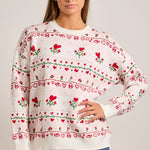 Heart & Rose Sweater Sweaters Main Strip