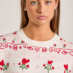 Heart & Rose Sweater Sweaters Main Strip