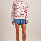 Heart & Rose Sweater Sweaters Main Strip