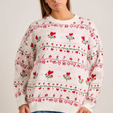 Heart & Rose Sweater Sweaters Main Strip
