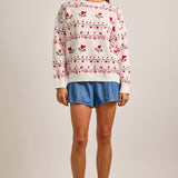 Heart & Rose Sweater Sweaters Main Strip