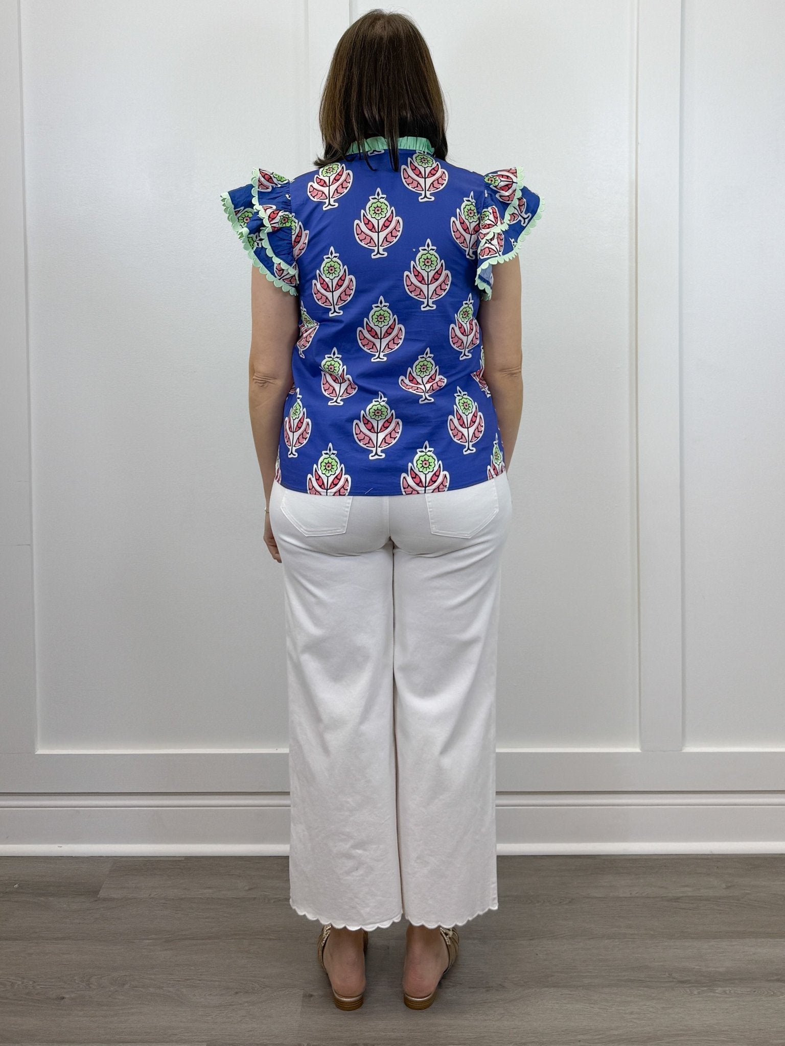 Heartleaf Top - Blue Tops Jodifl