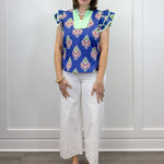 Heartleaf Top - Blue Tops Jodifl