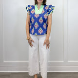 Heartleaf Top - Blue Tops Jodifl