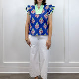 Heartleaf Top - Blue Tops Jodifl
