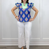 Heartleaf Top - Blue Tops Jodifl