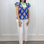 Heartleaf Top - Blue Tops Jodifl