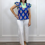 Heartleaf Top - Blue Tops Jodifl