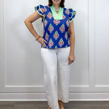 Heartleaf Top - Blue Tops Jodifl