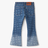 Hearts Flared Leg Denim Girls Pants + Leggings Hatley