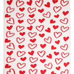 Hearts Luxury Soft Throw Blanket Textiles ComfyLuxe