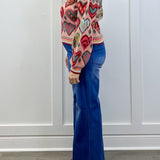 Heartstrings Sweater - Pink Multi Sweaters &Merci