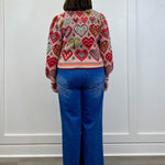 Heartstrings Sweater - Pink Multi Sweaters &Merci