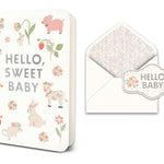 Hello, Sweet Baby Friends Deluxe Greeting Card Paper Goods Studio Oh!
