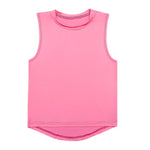 High Low Tank - Hot Pink Girls Tops + Tees Belle Cher