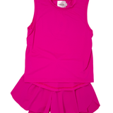 High Low Tank - Neon Pink Girls Tops + Tees Belle Cher