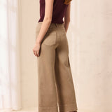 High Rise Fly Front Palazzo Pant - Fossil Jeans Tribal