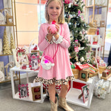 Ho Ho Ho Applique Dress - Sugar Babies Children's Boutique/Meg's Shoppe