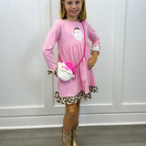 Ho Ho Ho Applique Dress - Sugar Babies Children's Boutique/Meg's Shoppe