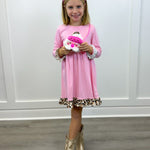 Ho Ho Ho Applique Dress - Sugar Babies Children's Boutique/Meg's Shoppe