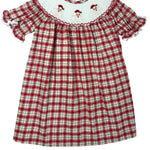 Ho Ho Ho Smocked Bishop Girls Occasion Dresses Banana Split