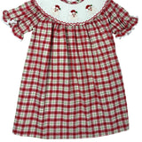 Ho Ho Ho Smocked Bishop Girls Occasion Dresses Banana Split