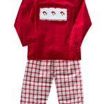 Ho Ho Ho Smocked Boys Pant Set Boys Sets Banana Split