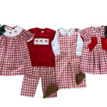 Ho Ho Ho Smocked Boys Pant Set Boys Sets Banana Split