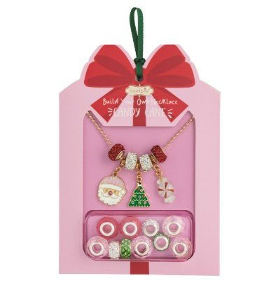 Holiday Build Your Own Necklace Sets - Assorted Seasonal Mudpie Candy Cane