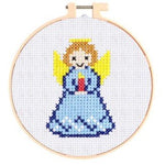 Holiday Cross Stitch Embroidery - Assorted Seasonal Two's Company Angel