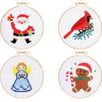 Holiday Cross Stitch Embroidery - Assorted Seasonal Two's Company