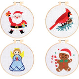 Holiday Cross Stitch Embroidery - Assorted Seasonal Two's Company