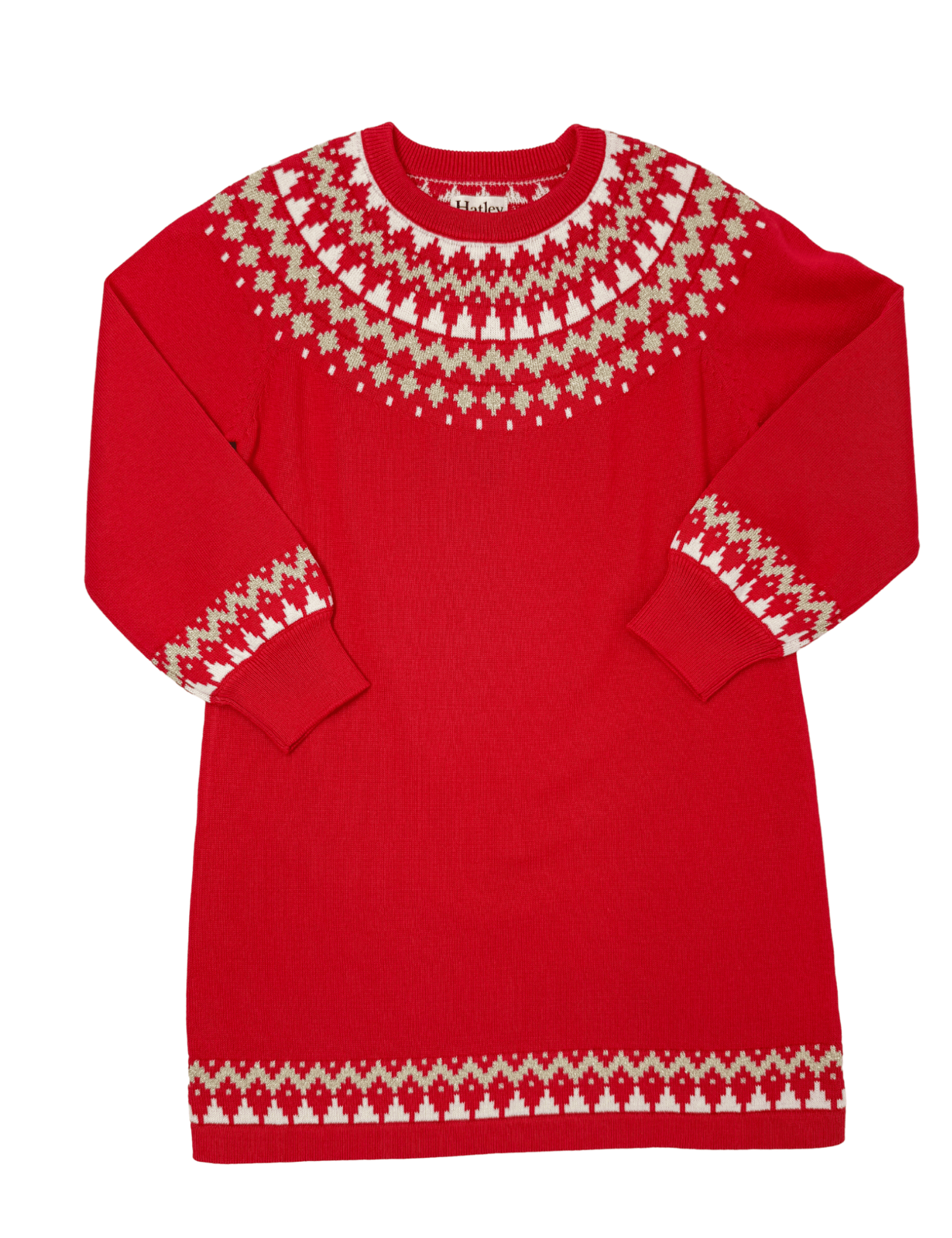 Holiday Fair Isle Swing Sweater Dress - Sugar Babies Children's Boutique/Meg's Shoppe