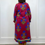 Holiday Garden Dress - Burgundy Long Dresses Jodifl