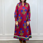 Holiday Garden Dress - Burgundy Long Dresses Jodifl