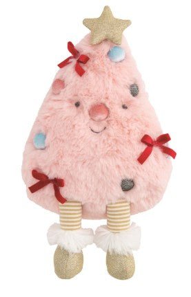 Holiday Plush Pals - Assorted Seasonal Mudpie Pink Tree