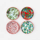 Holly & Berries Enamel Plate - Assorted Seasonal One Hundred 80 Degrees