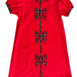 Holly Bow Dress - Red Girls Sets Banana Split