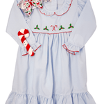 Holly & Candy Gown - Blue Kids Pajamas Sweet Dreams