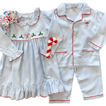 Holly & Candy Gown - Blue Kids Pajamas Sweet Dreams