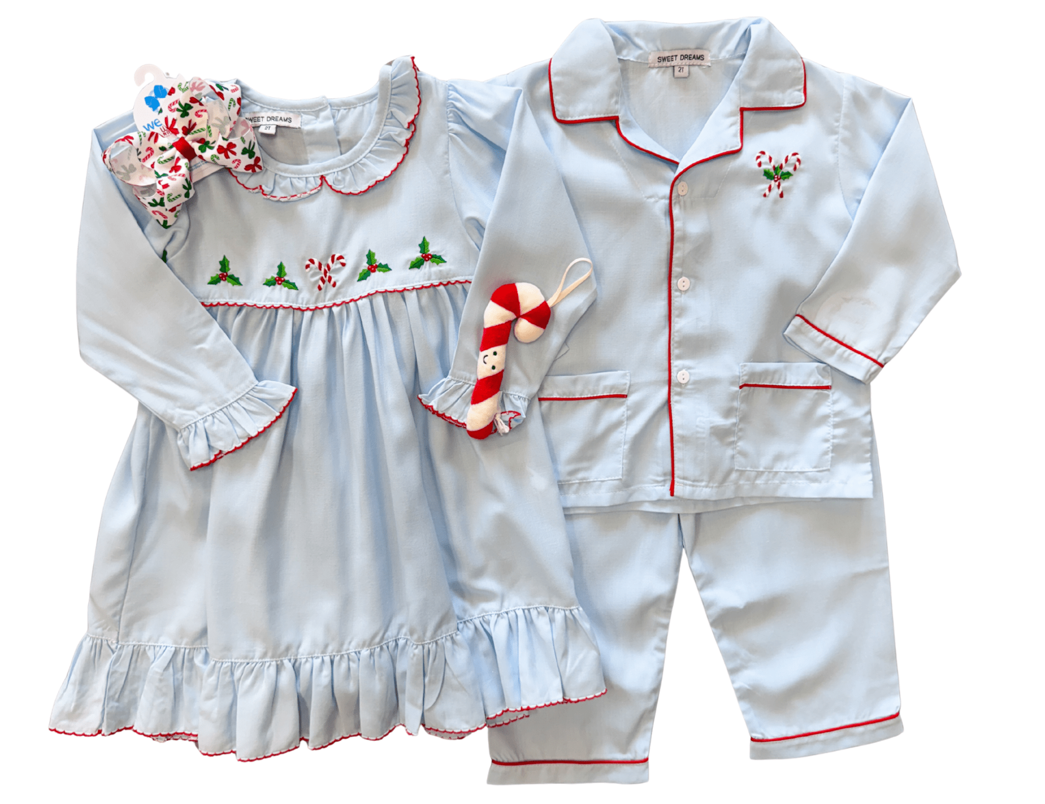 Holly & Candy Gown - Blue Kids Pajamas Sweet Dreams