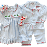 Holly & Candy Gown - Blue Kids Pajamas Sweet Dreams