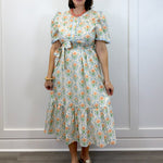 Honey Petal Dress - Apricot Long Dresses Jodifl