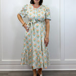 Honey Petal Dress - Apricot Long Dresses Jodifl