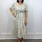 Honey Petal Dress - Apricot Long Dresses Jodifl