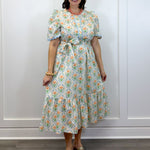 Honey Petal Dress - Apricot Long Dresses Jodifl