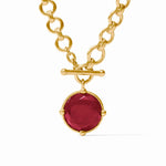 Honeybee Demi Gold Necklace - Iridescent Ruby - Sugar Babies Children's Boutique/Meg's Shoppe